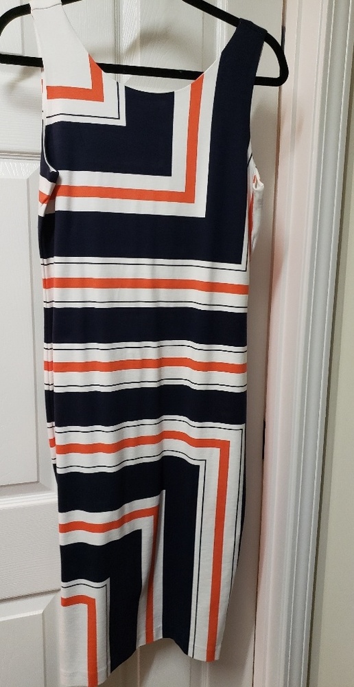 Striped sleeveless dress